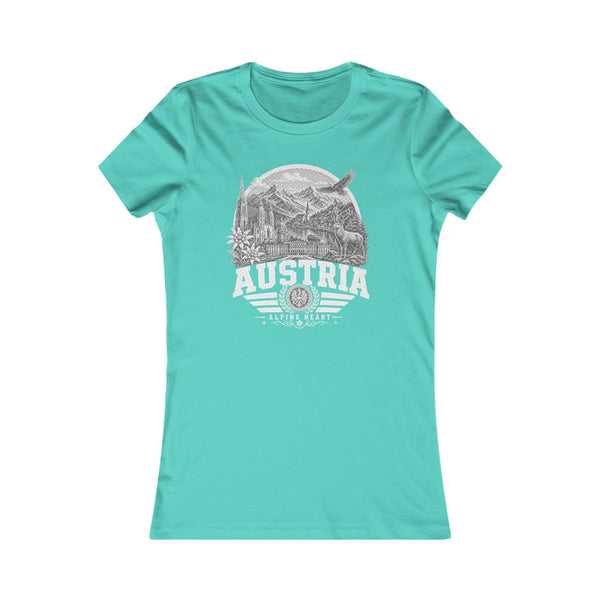 Austria Alpine Heart Women's Tee