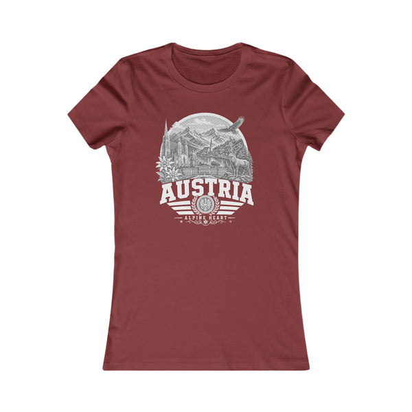 Austria Alpine Heart Women's Tee