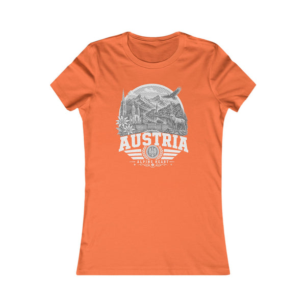 Austria Alpine Heart Women's Tee