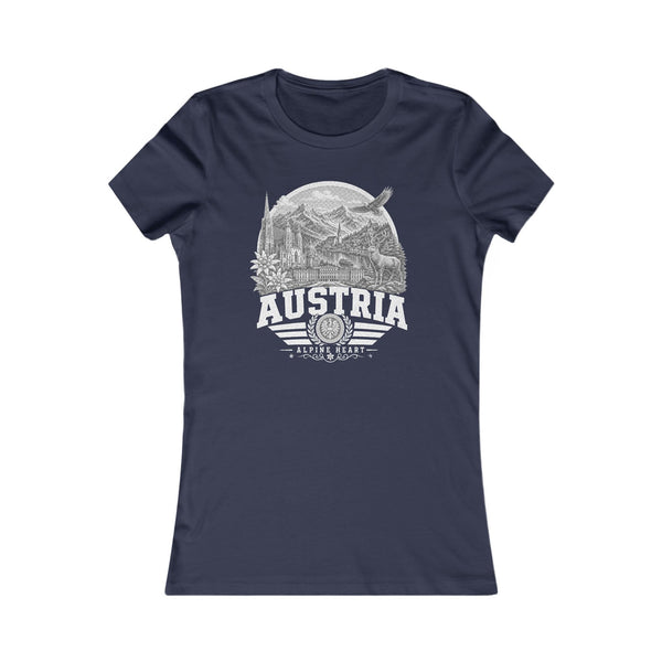 Austria Alpine Heart Women's Tee