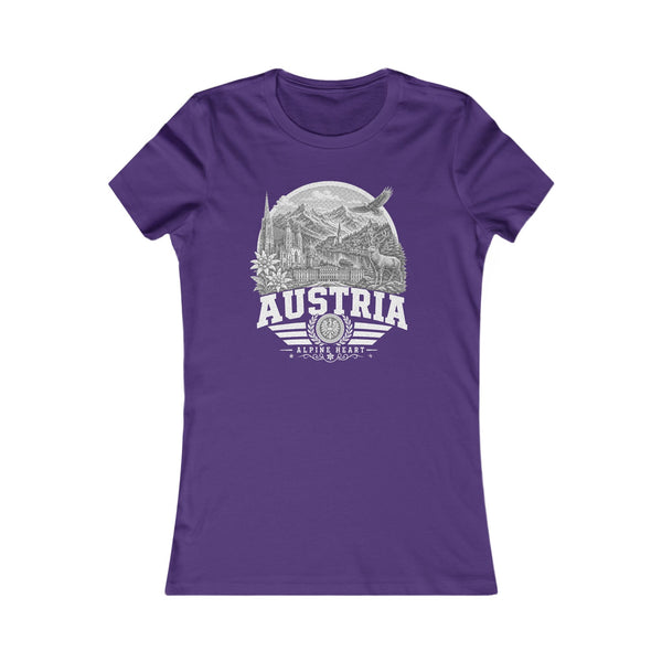 Austria Alpine Heart Women's Tee