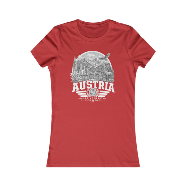 Austria Alpine Heart Women's Tee