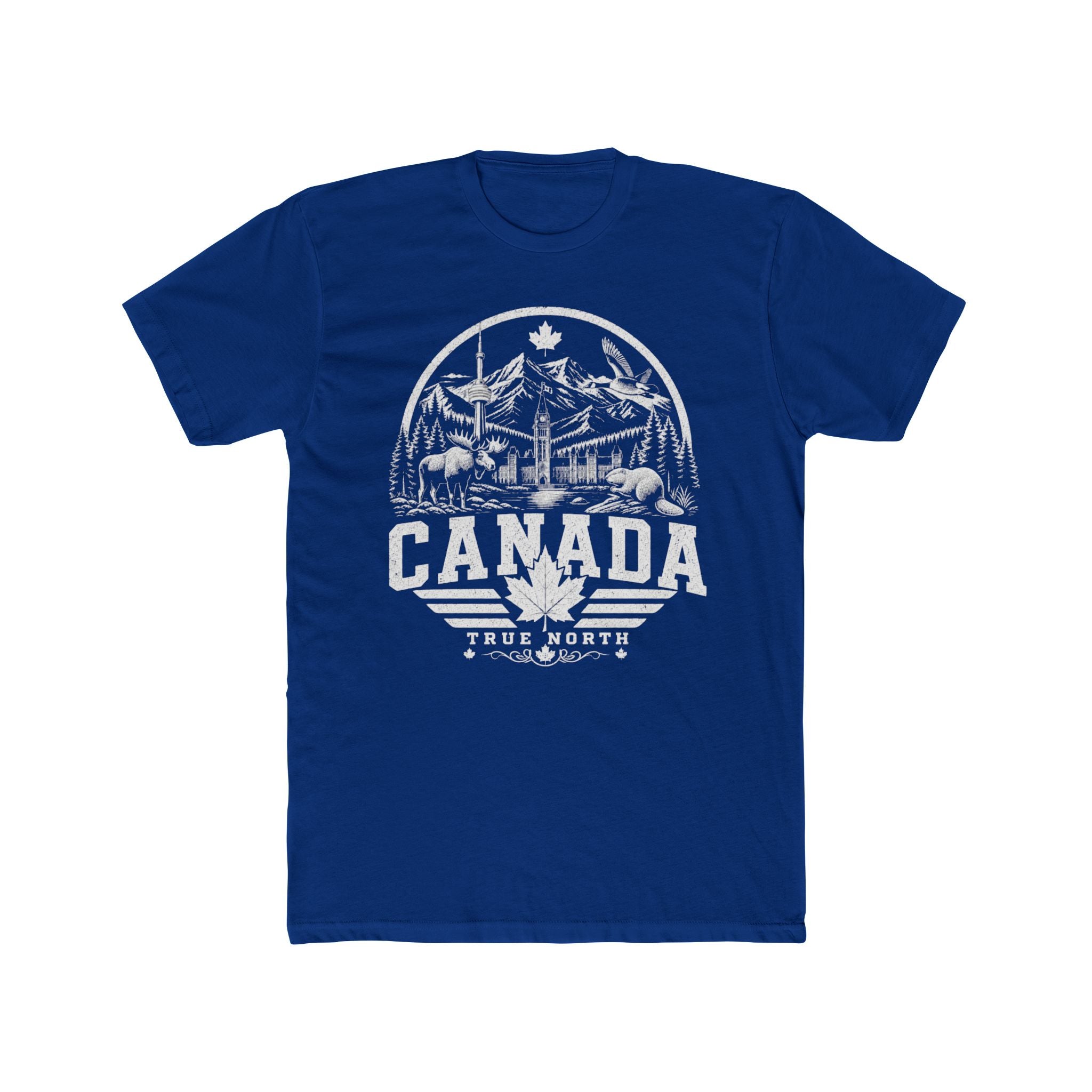 Canada vintage landmarks men's tee — iconic landmark design | Nameshi Destinations (view 10)