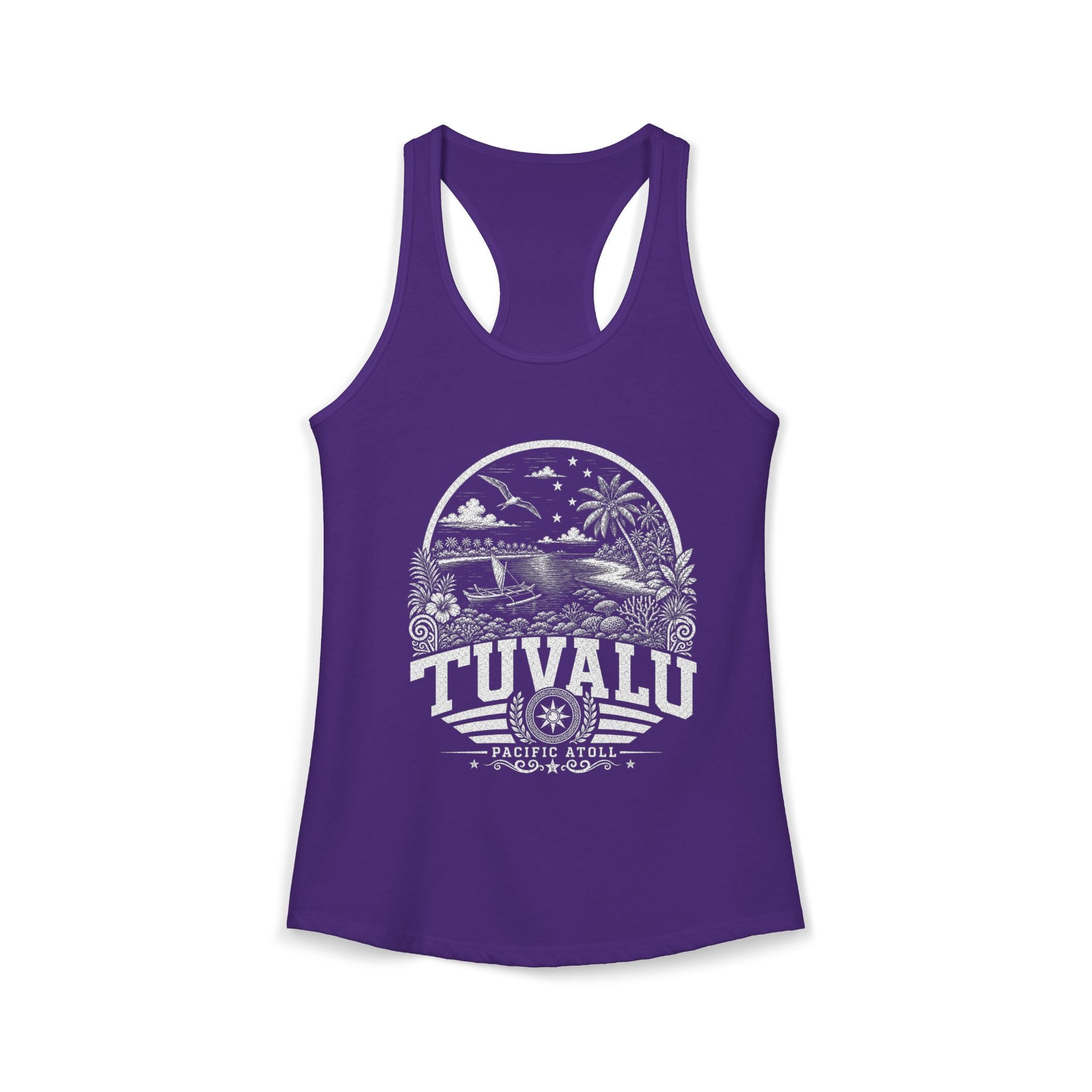 Tuvalu Pacific Atoll Women's Tank Top