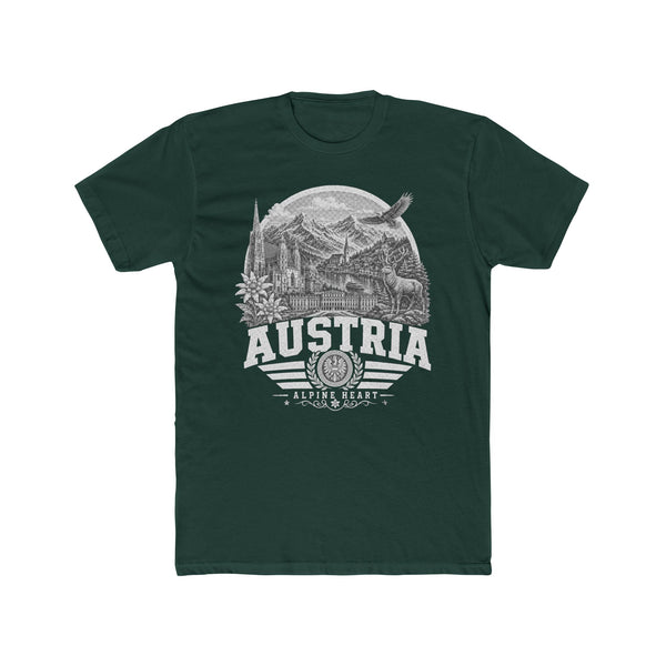Austria Alpine Heart Men's Tee