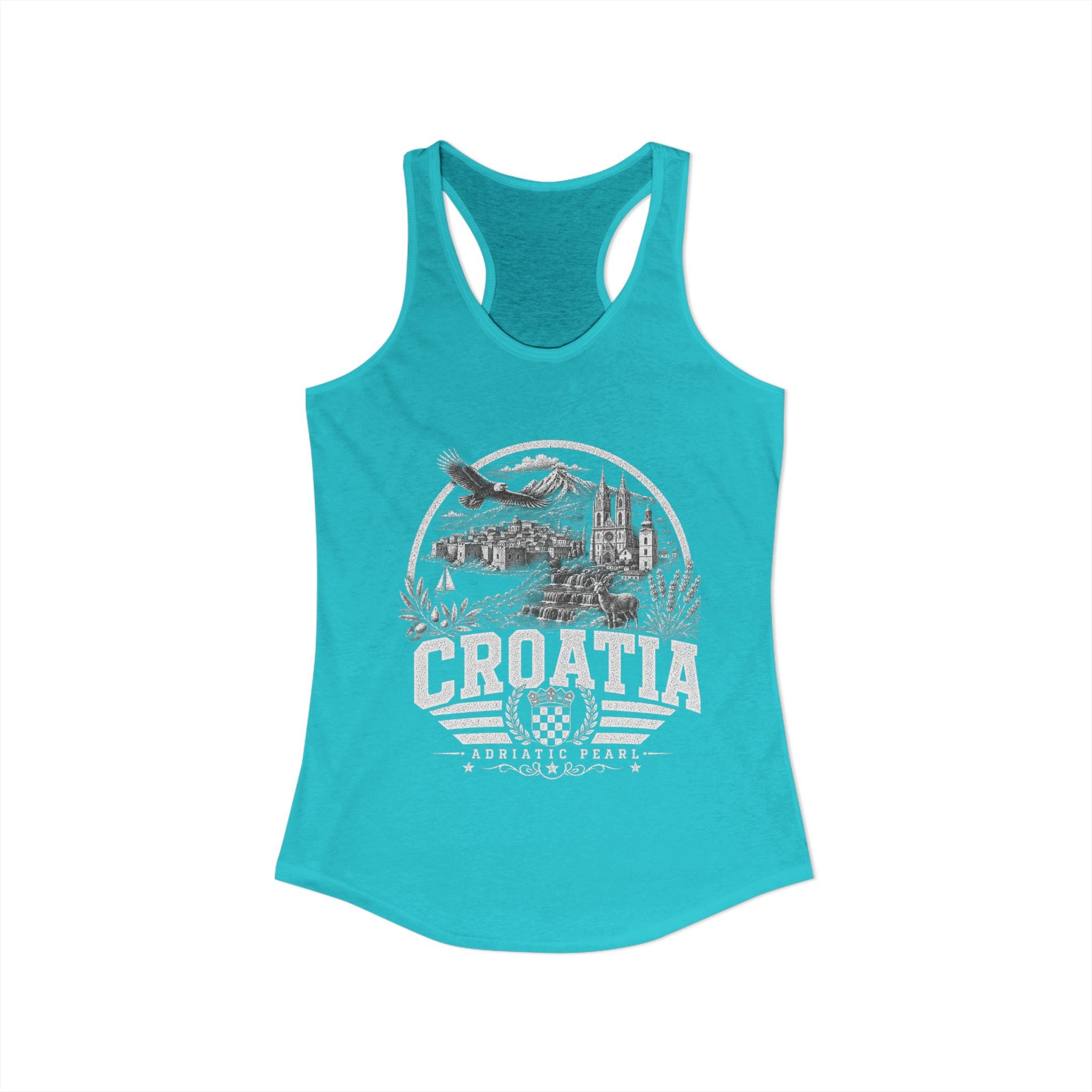 Croatia Adriatic Pearl Women's Tank Top
