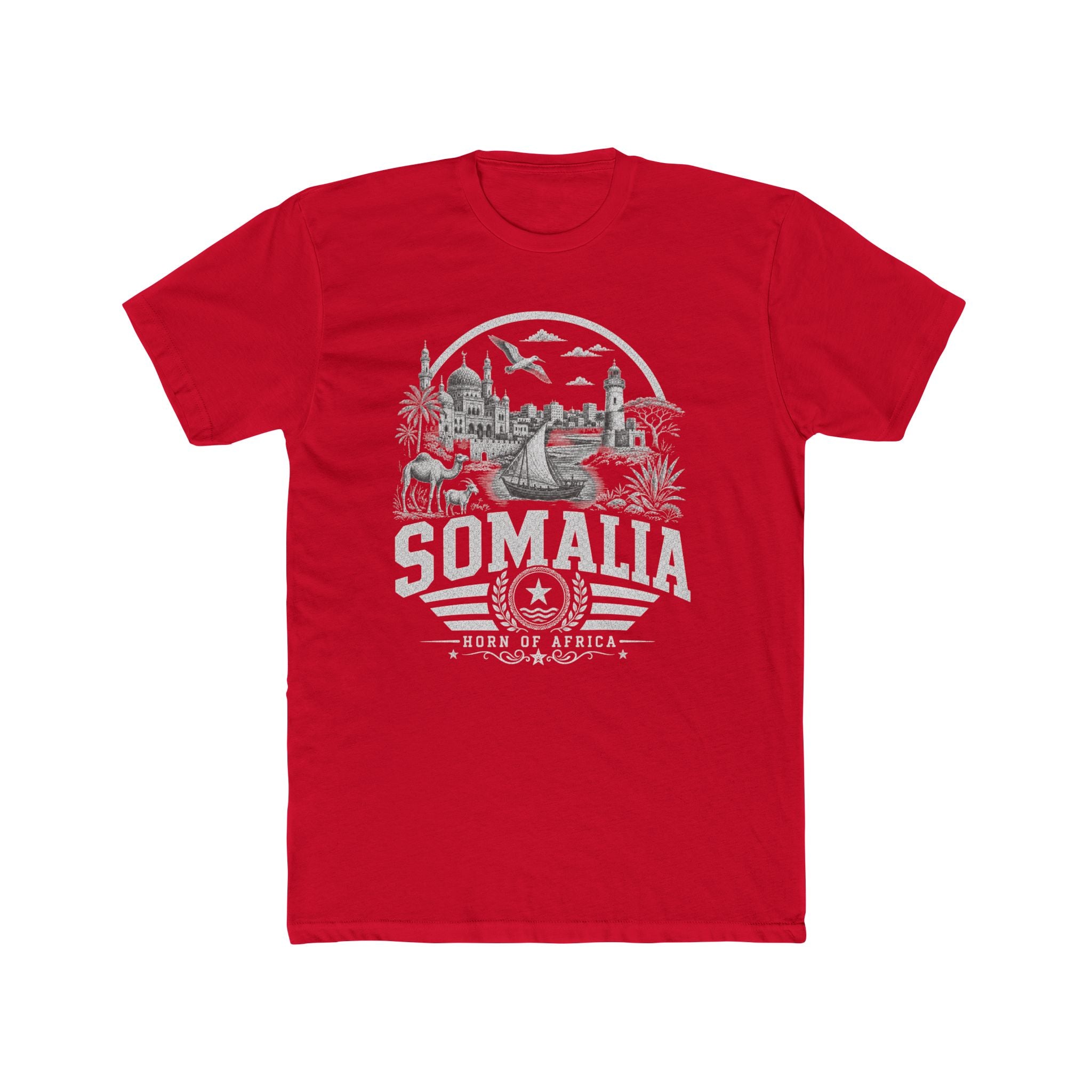 Somália Chifre da África Camiseta Masculina