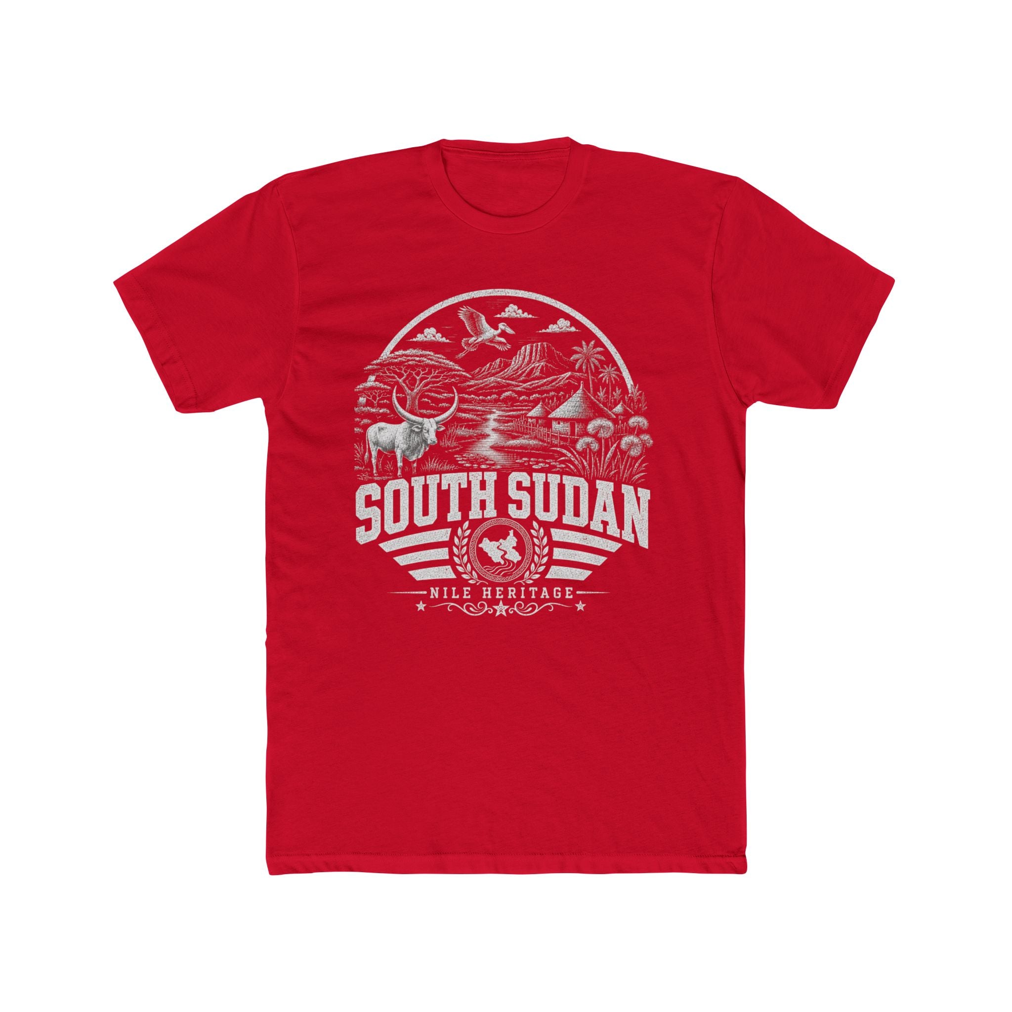 Camiseta Masculina South Sudan Nile Heritage
