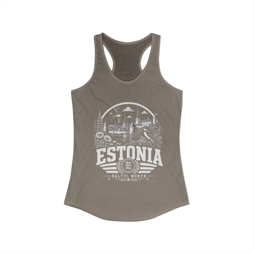 Estonia vintage landmarks tank top — iconic landmark design | Nameshi Destinations (view 26)