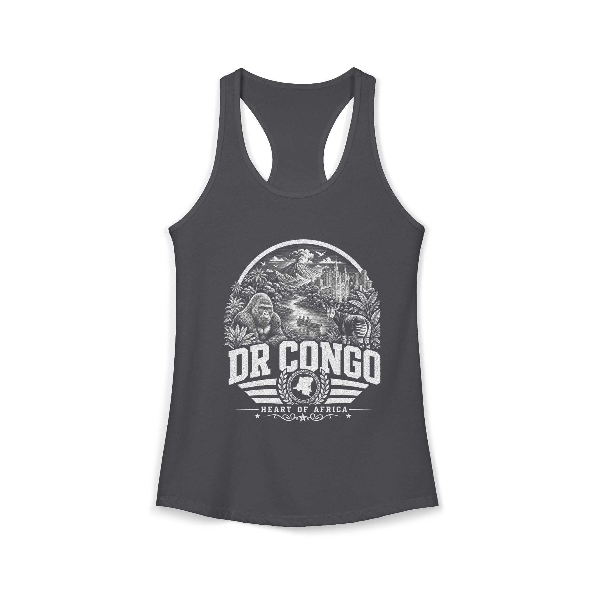 Democratic Republic of the Congo Heart of Africa Women's Tank Top
