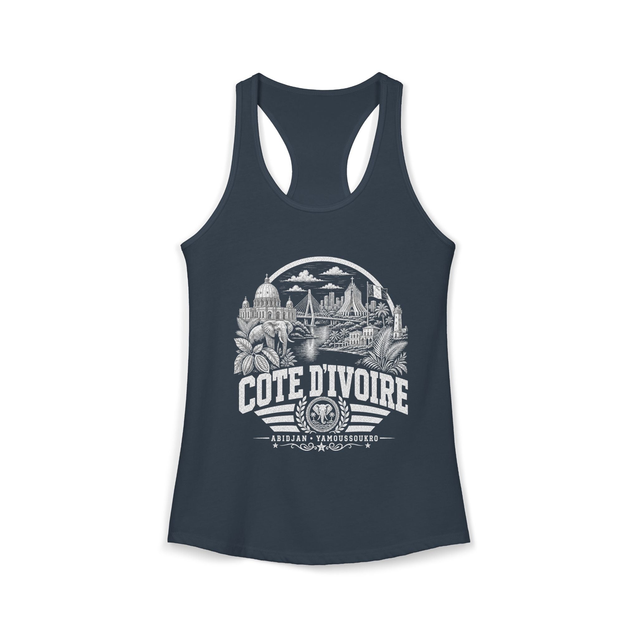 Cote d'Ivoire Land of Elephants Women's Tank Top