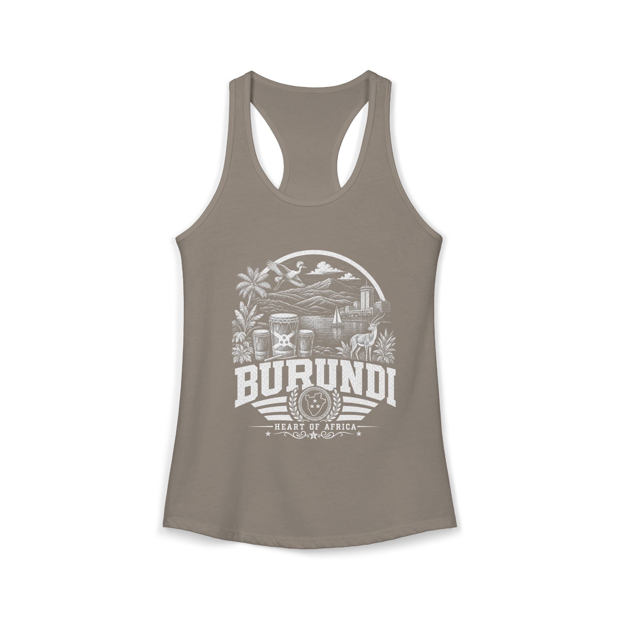 Burundi Heart of Africa Women's Tank Top