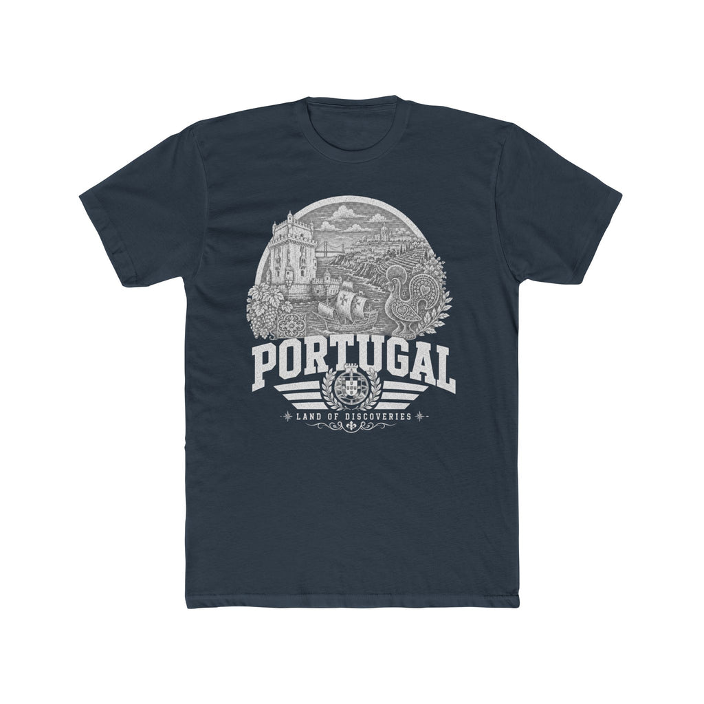 Portugal vintage landmarks men's tee — iconic landmark design | Nameshi Destinations (view 8)