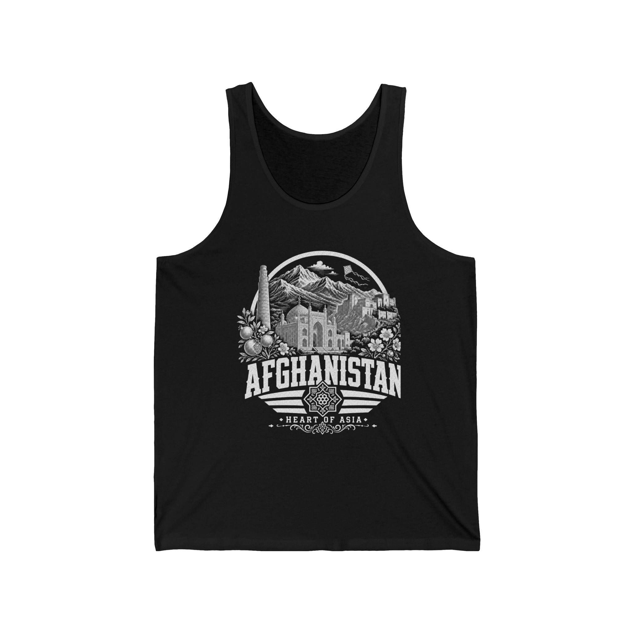 Camiseta sin mangas de hombre Heart of Asia de Afganistán