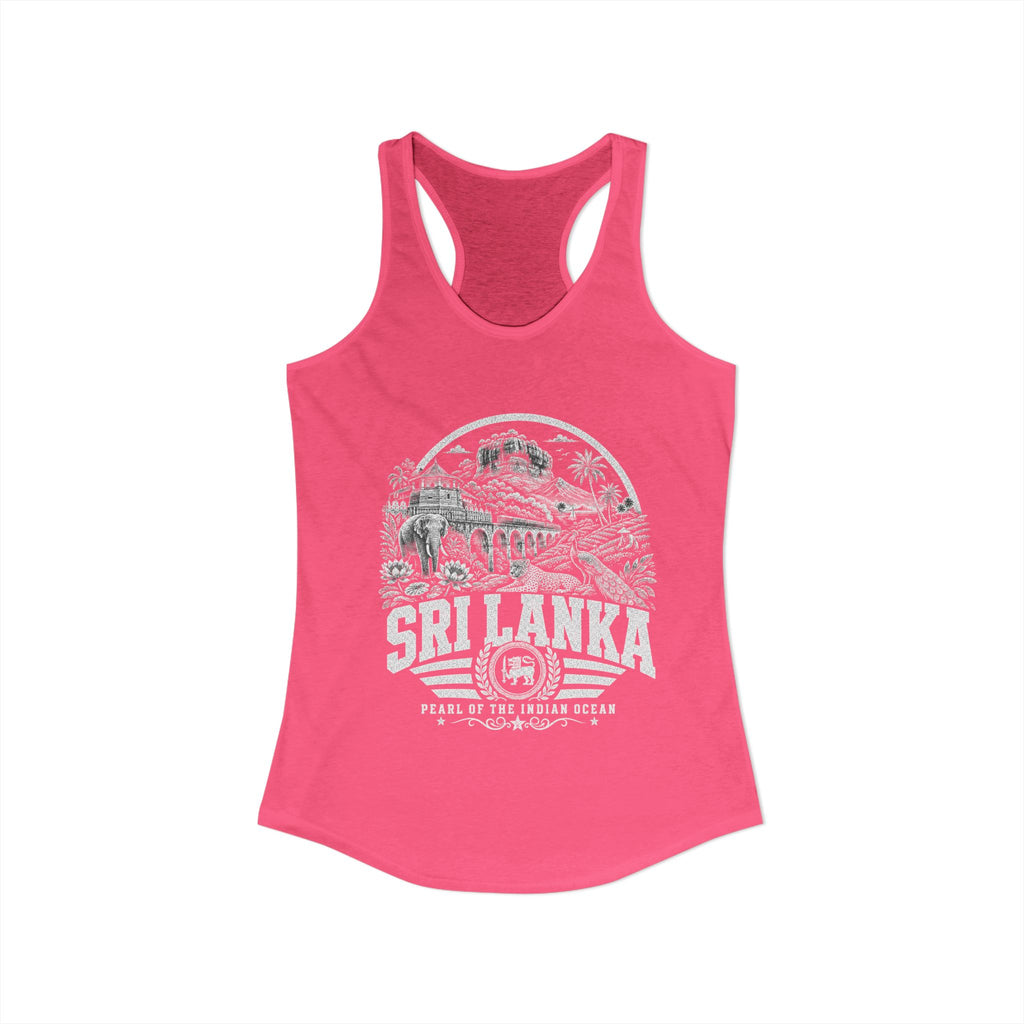 Sri Lanka Pearl of the Indian Ocean Women's Tank Top