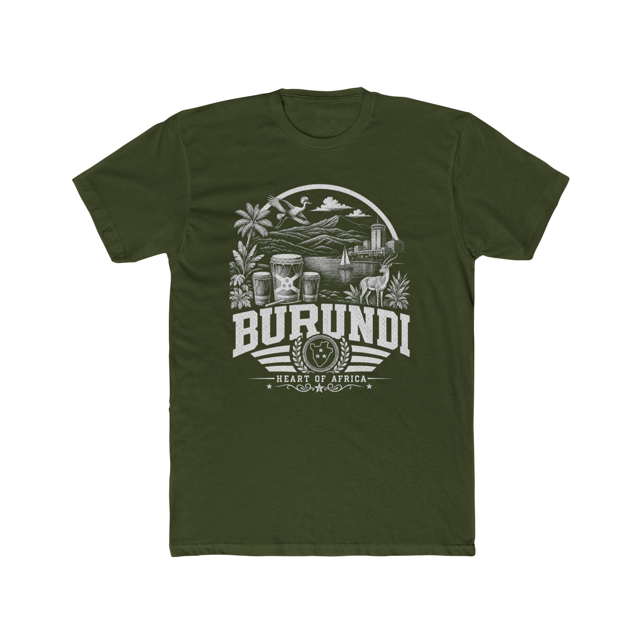 Burundi Heart of Africa Men's Tee