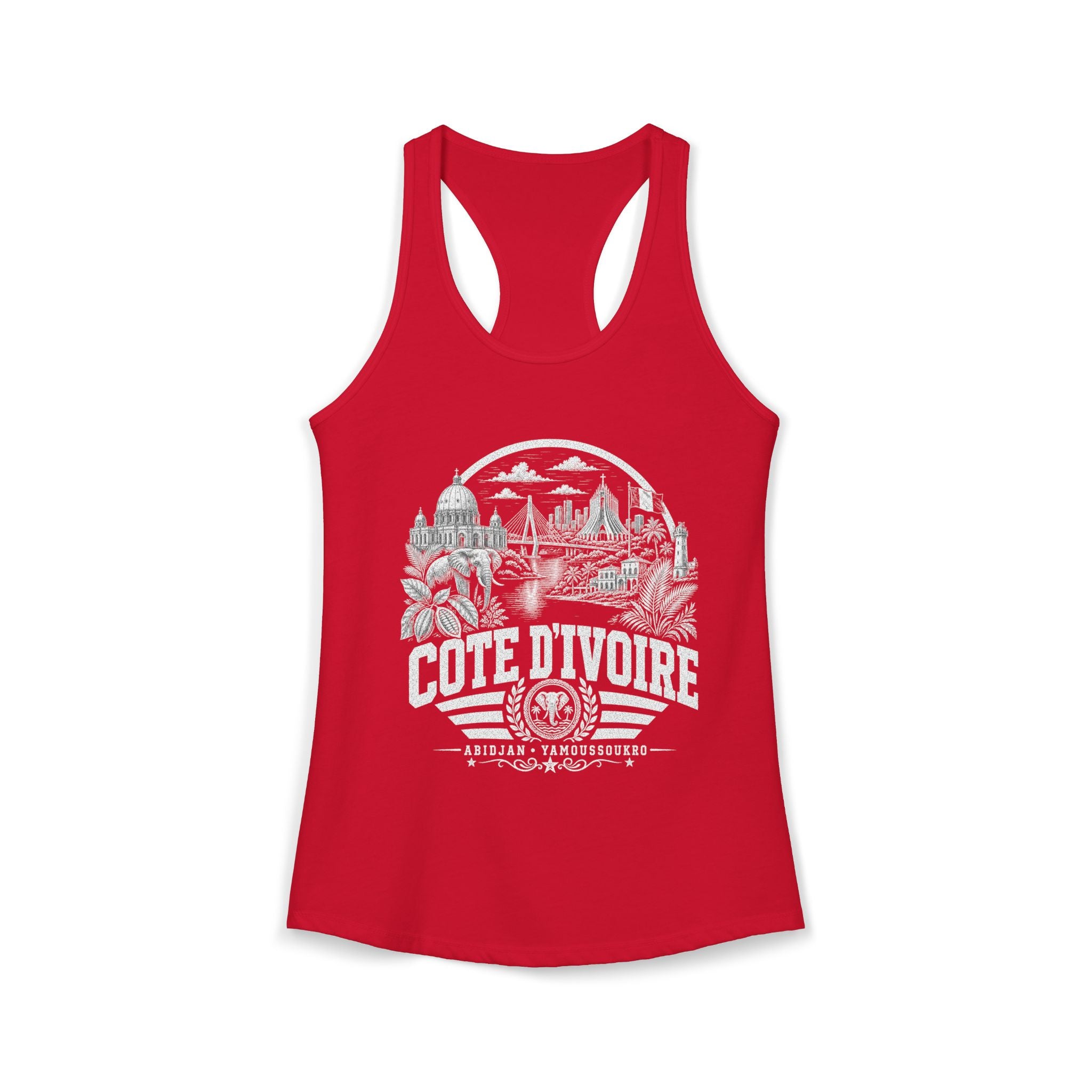 Cote d'Ivoire Land of Elephants Women's Tank Top