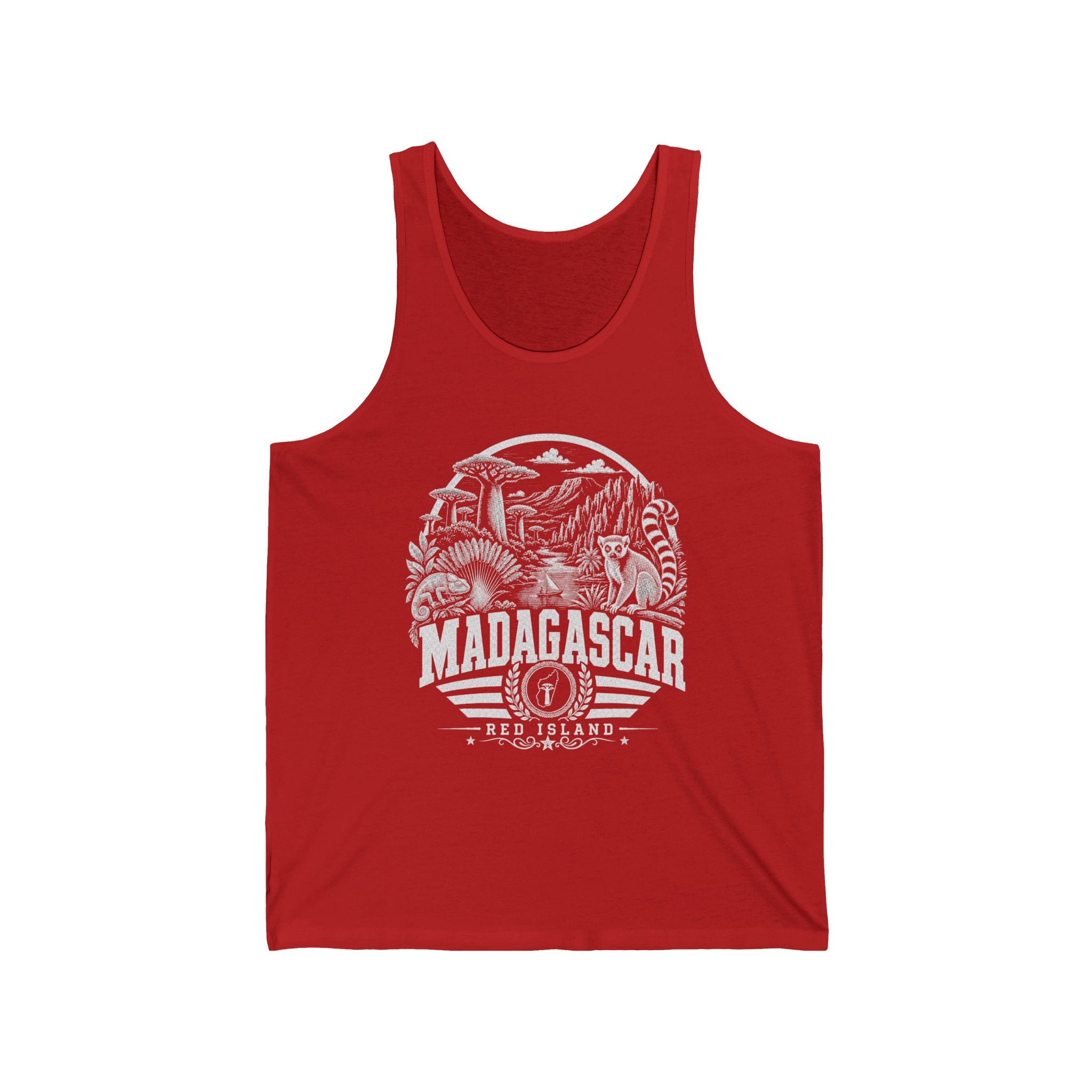 Madagascar Red Island Men's Tank Top