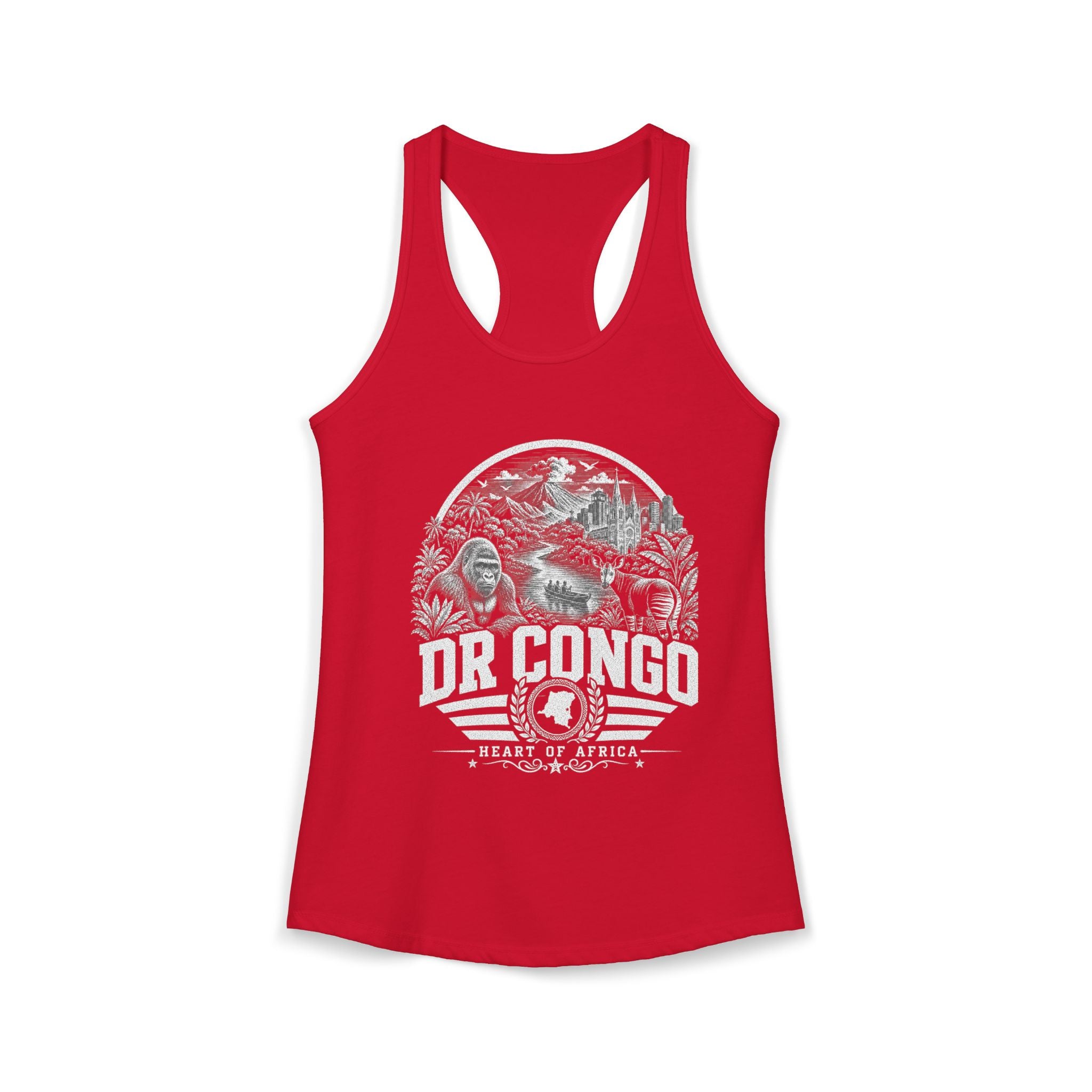 Democratic Republic of the Congo Heart of Africa Women's Tank Top