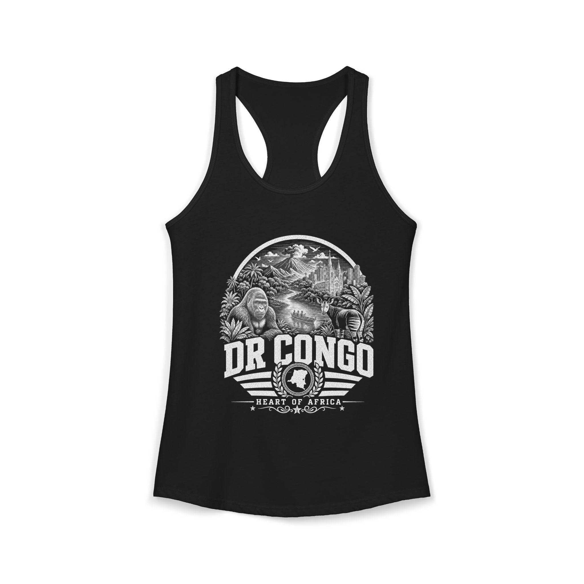 Democratic Republic of the Congo Heart of Africa Women's Tank Top