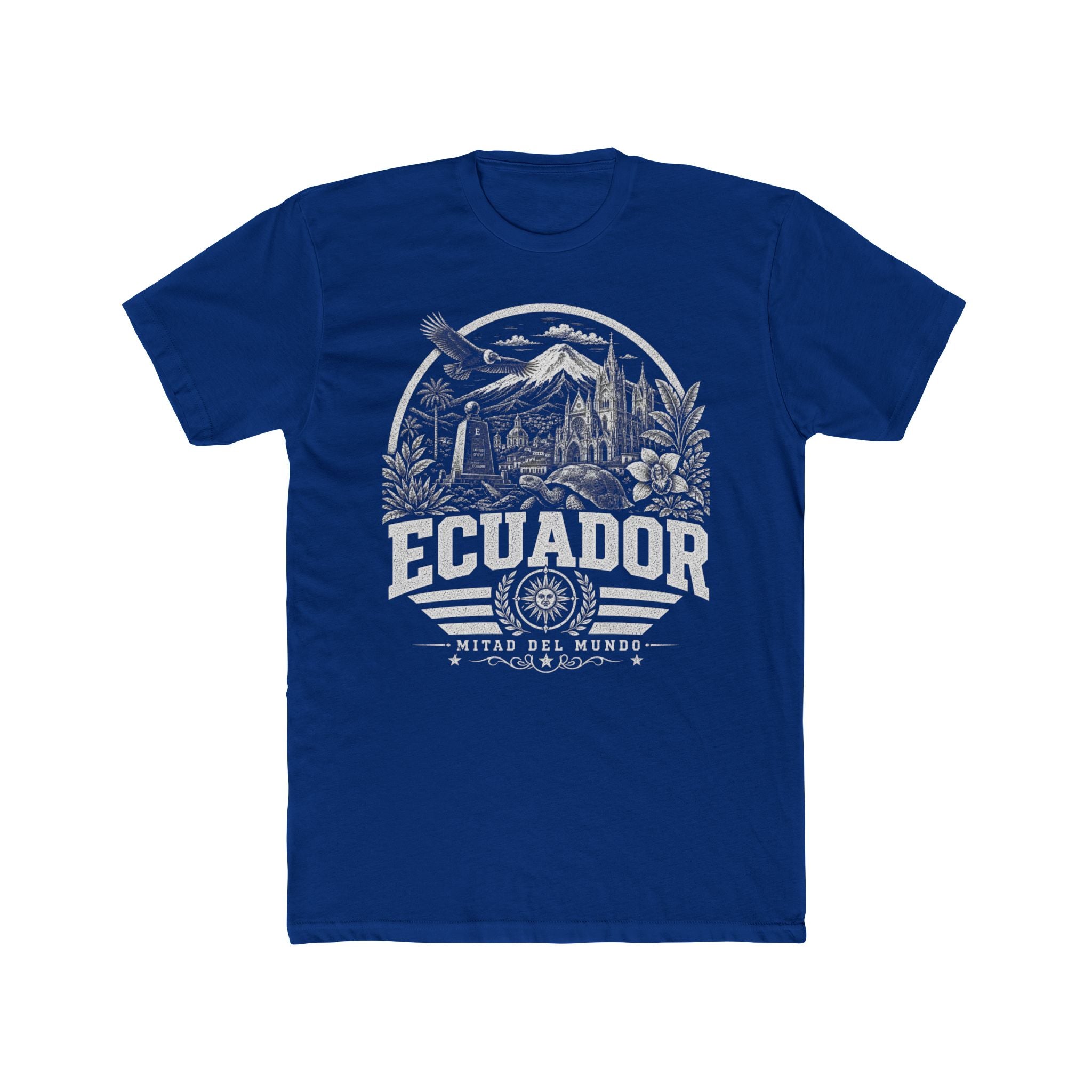 Ecuador vintage landmarks men's tee — iconic landmark design | Nameshi Destinations (view 11)