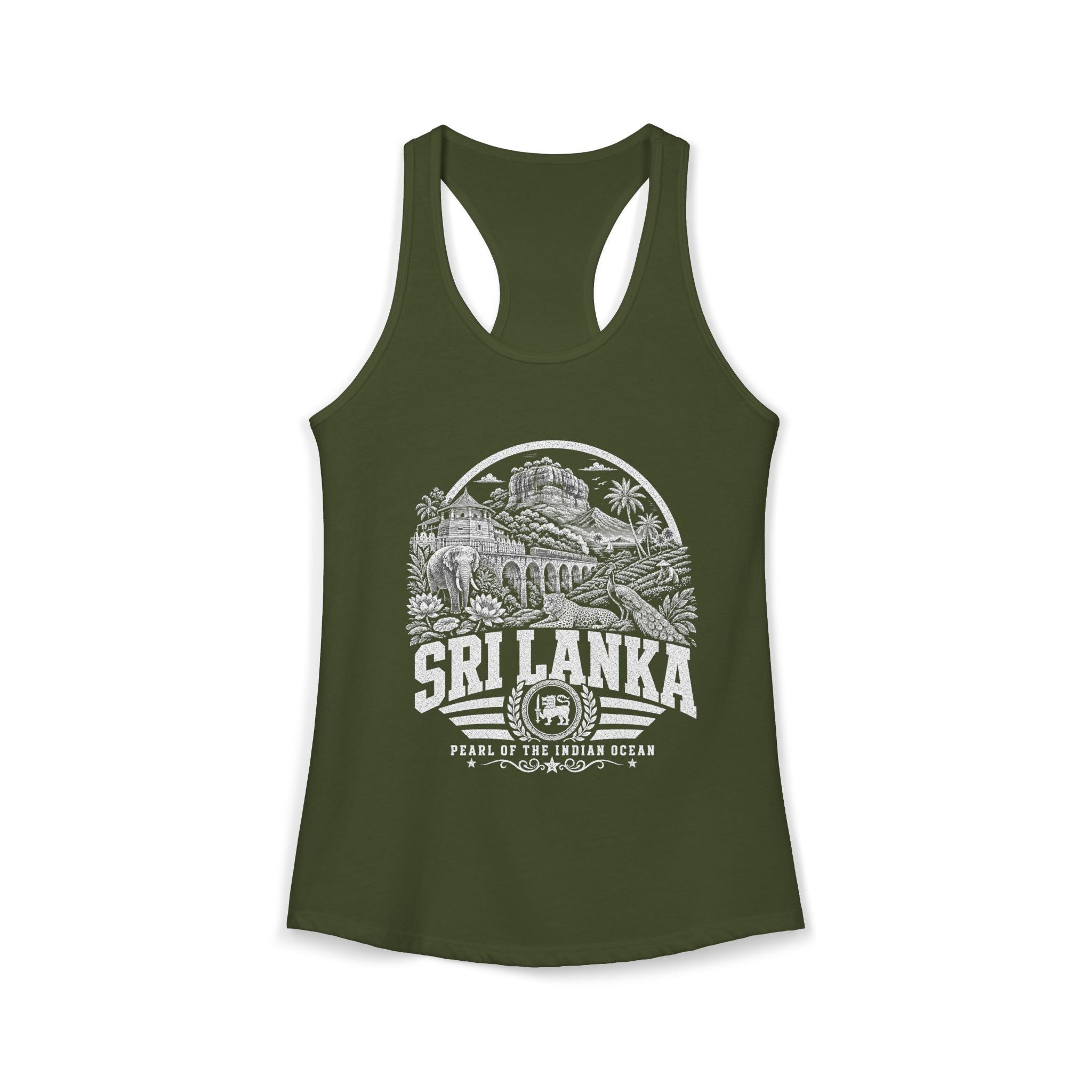 Sri Lanka Pearl of the Indian Ocean Women's Tank Top