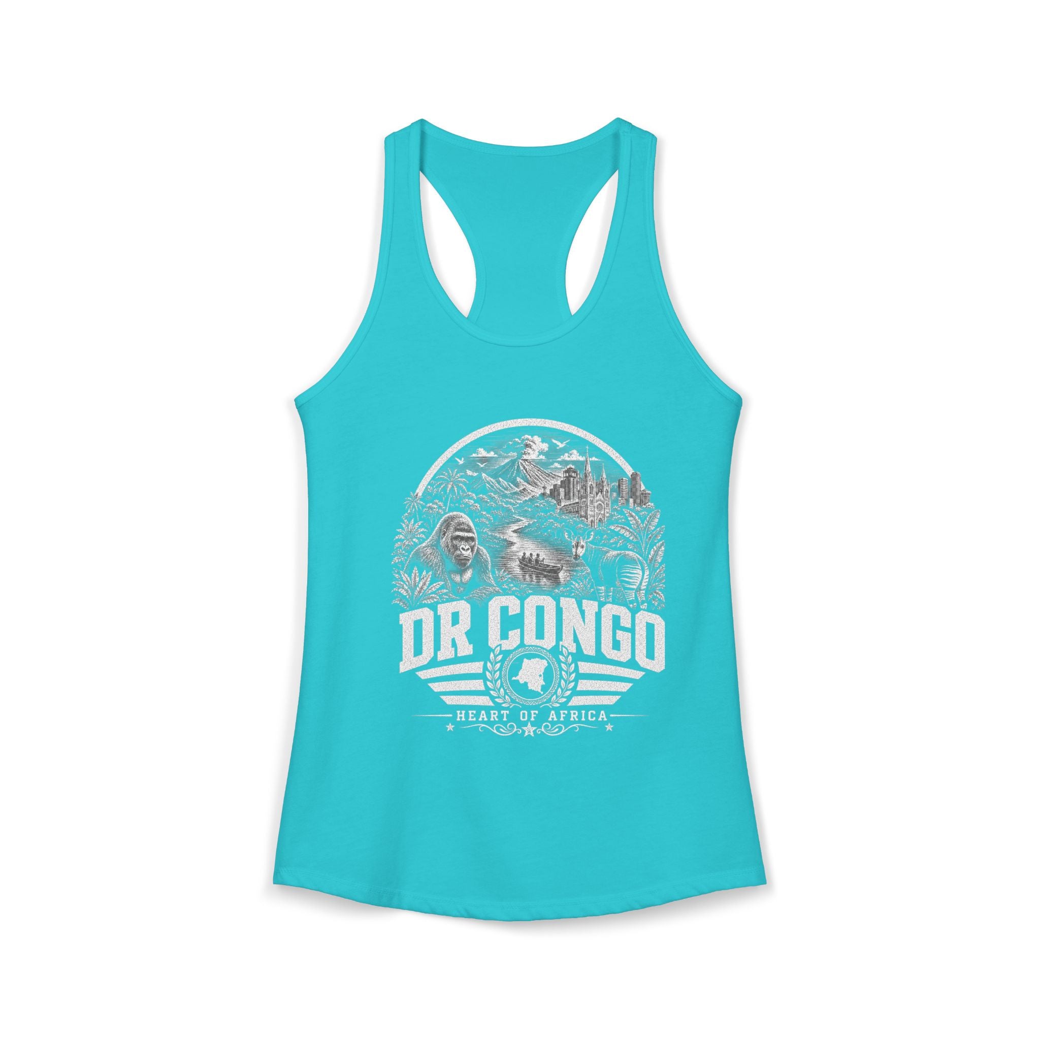 Democratic Republic of the Congo Heart of Africa Women's Tank Top
