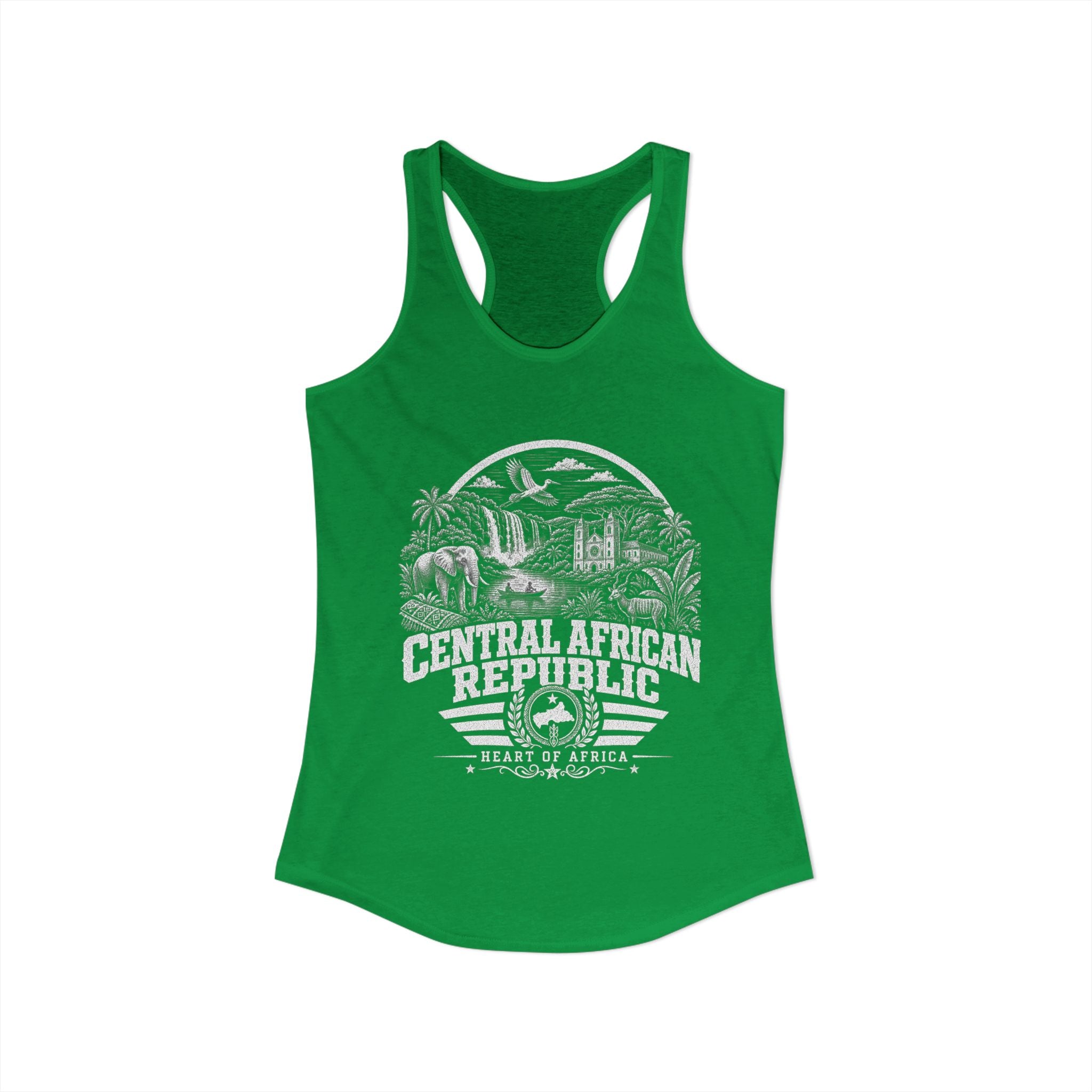 Central African Republic Heart of Africa Women's Tank Top