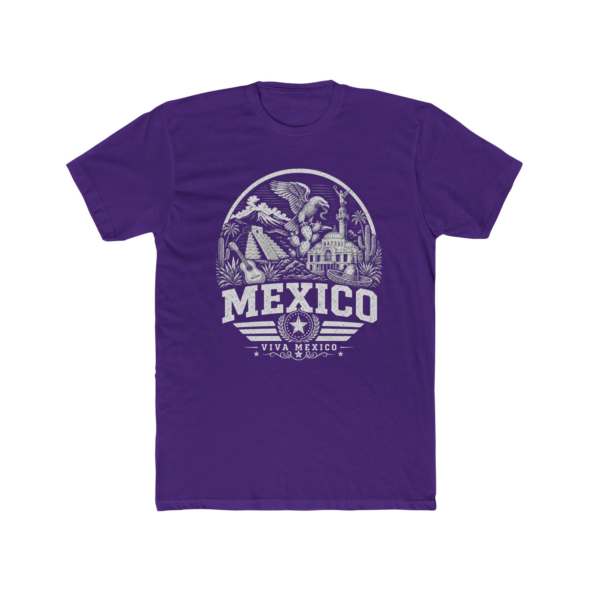 Mexico vintage landmarks men's tee — iconic landmark design | Nameshi Destinations (view 13)
