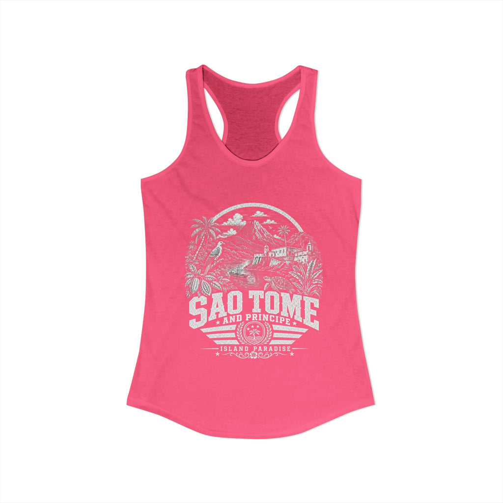 Sao Tome and Principe Island Paradise Women's Tank Top