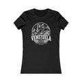 Venezuela vintage landmarks women's tee — iconic landmark design | Nameshi Destinations (view 1)