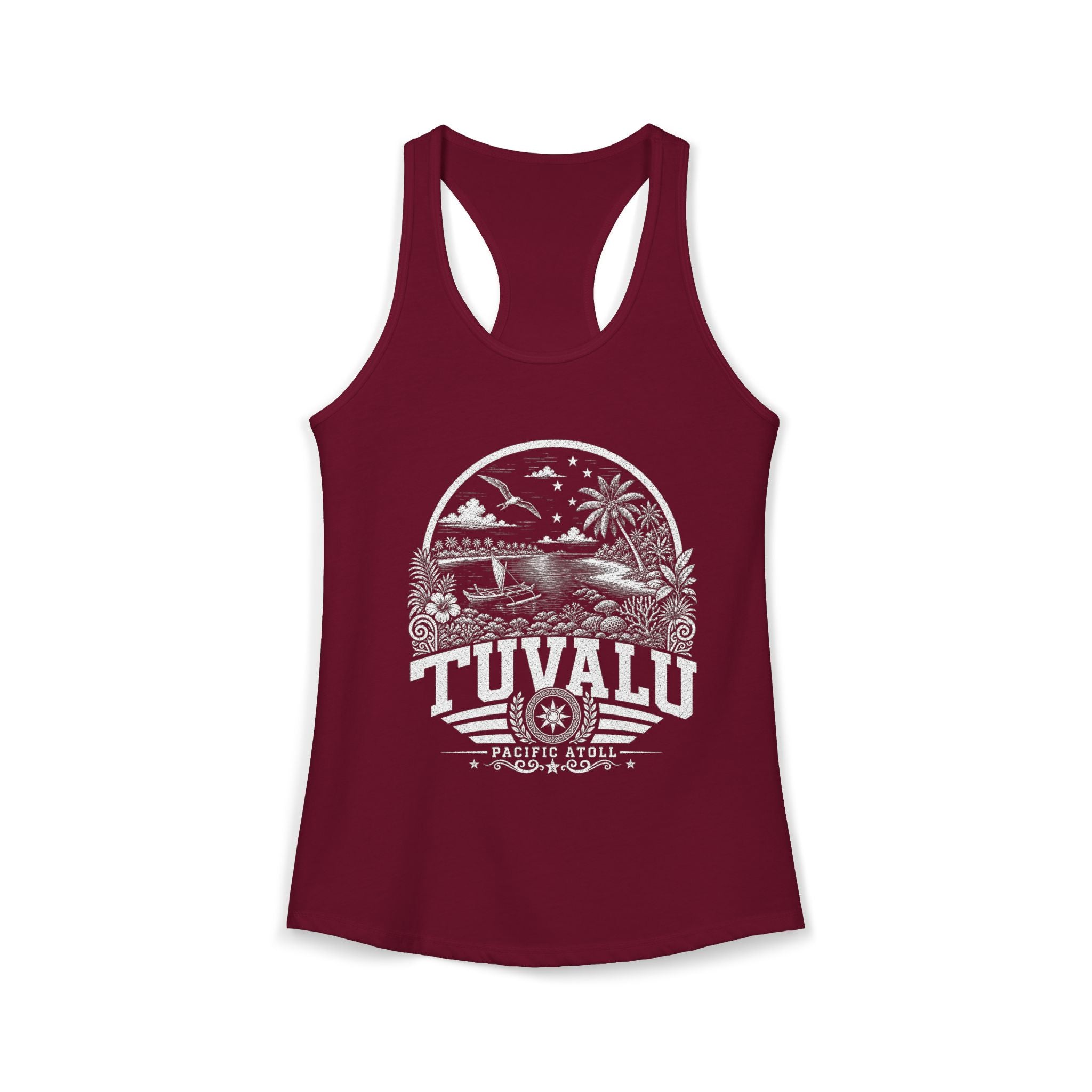 Tuvalu Pacific Atoll Women's Tank Top