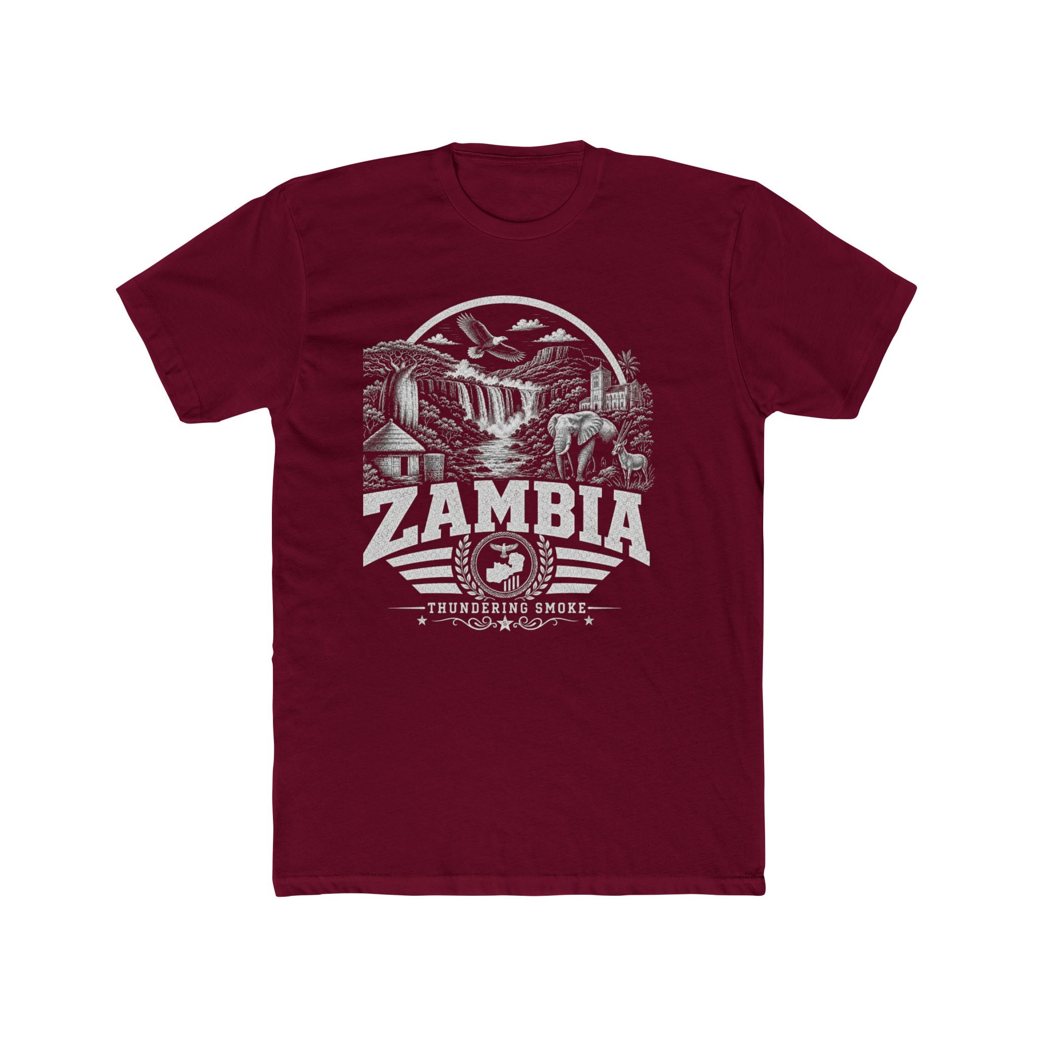 Camiseta Masculina Zambia Thundering Smoke