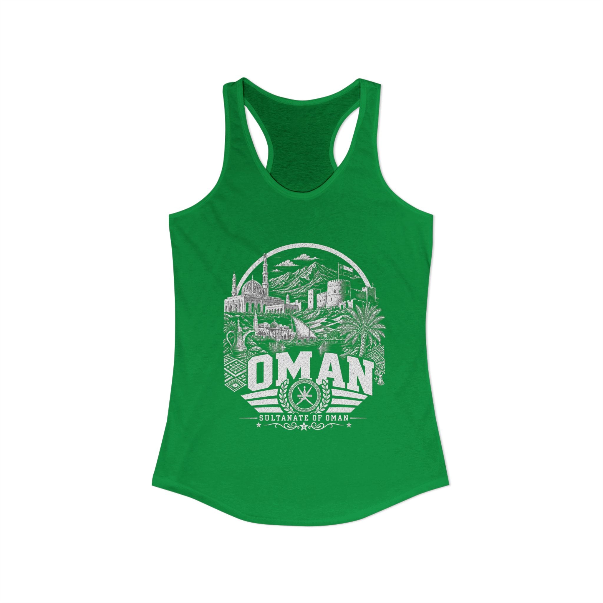 Omán Sultanato de Omán Camiseta sin mangas para mujer