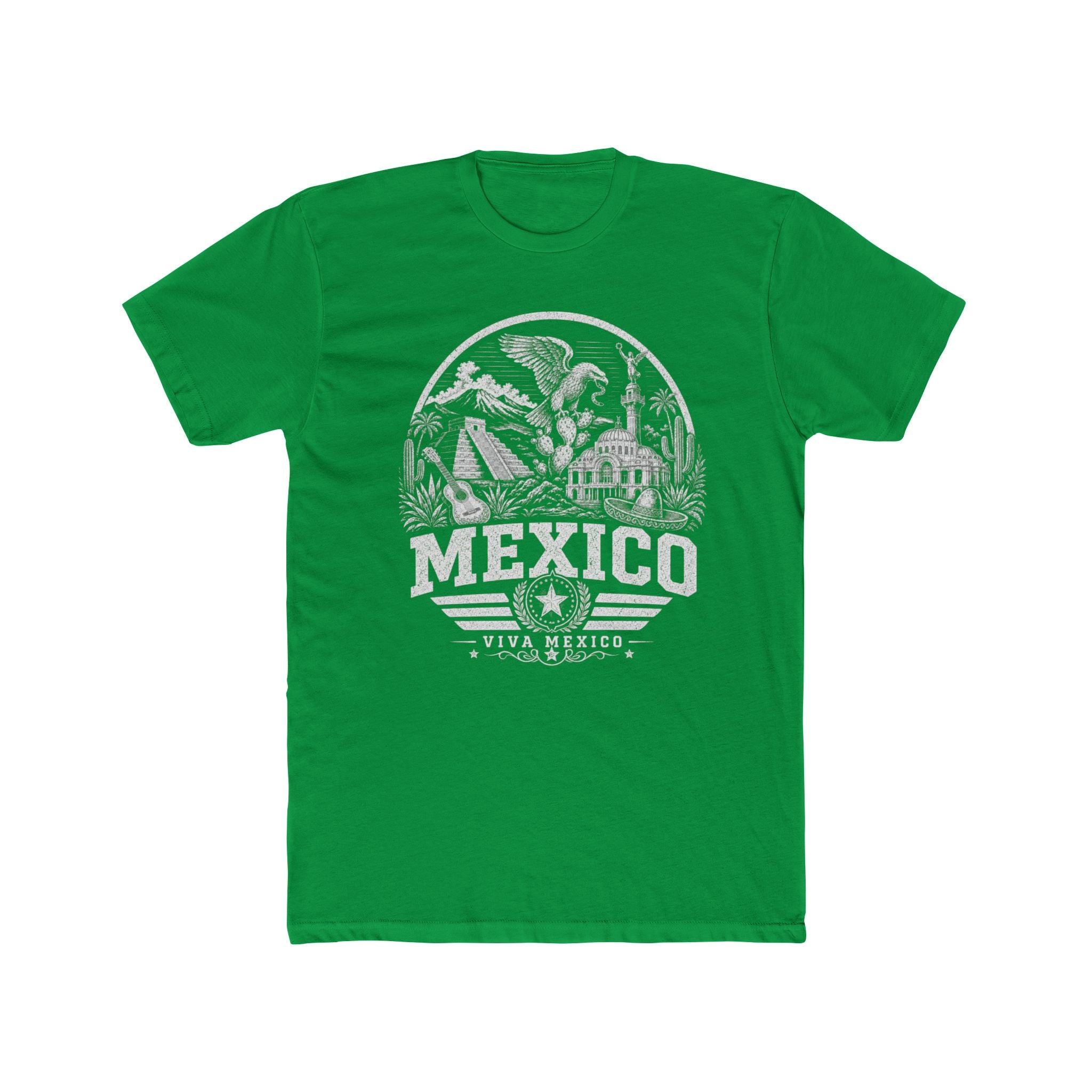 Mexico vintage landmarks men's tee — iconic landmark design | Nameshi Destinations (view 5)