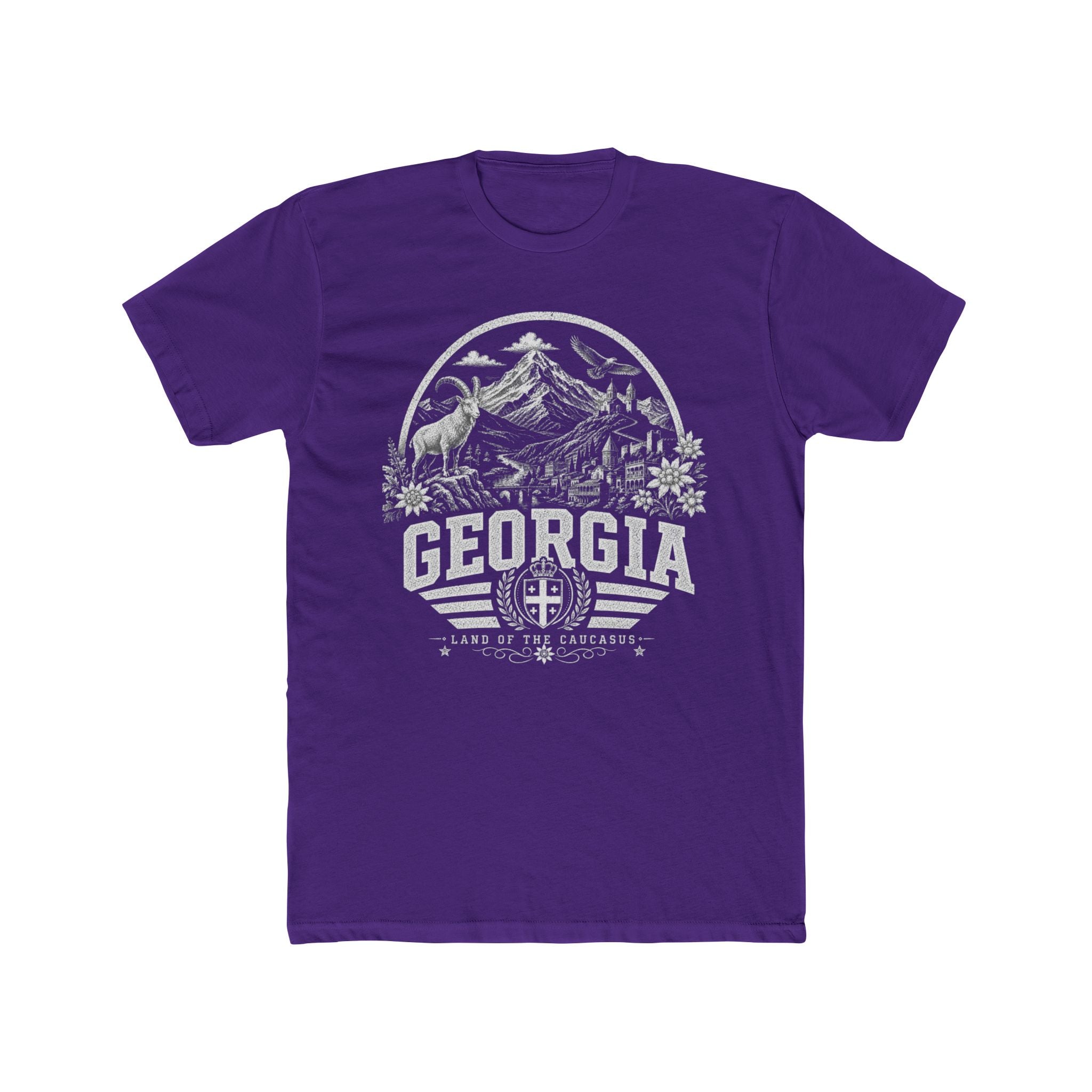 Georgia vintage landmarks men's tee — iconic landmark design | Nameshi Destinations (view 13)
