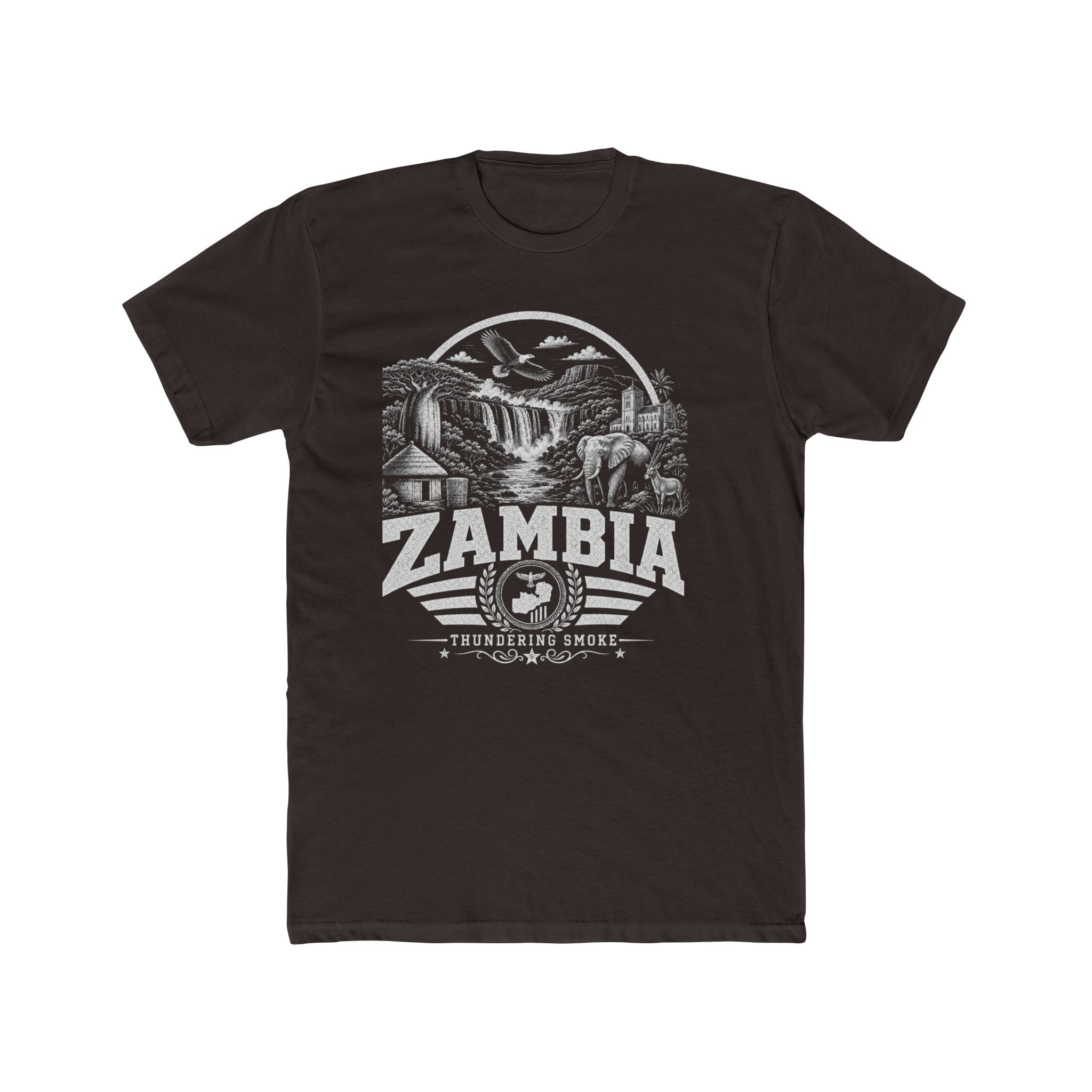 Camiseta Masculina Zambia Thundering Smoke