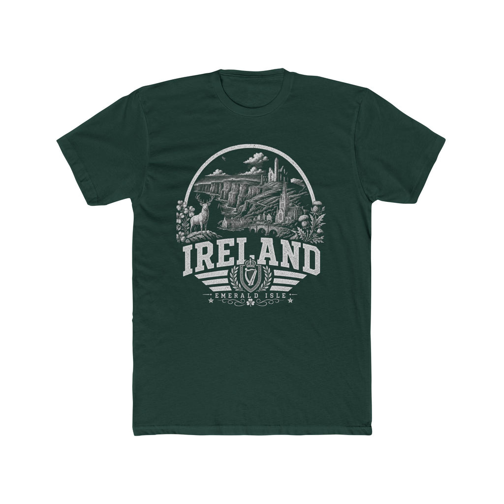 Ireland vintage landmarks men's tee — iconic landmark design | Nameshi Destinations (view 7)