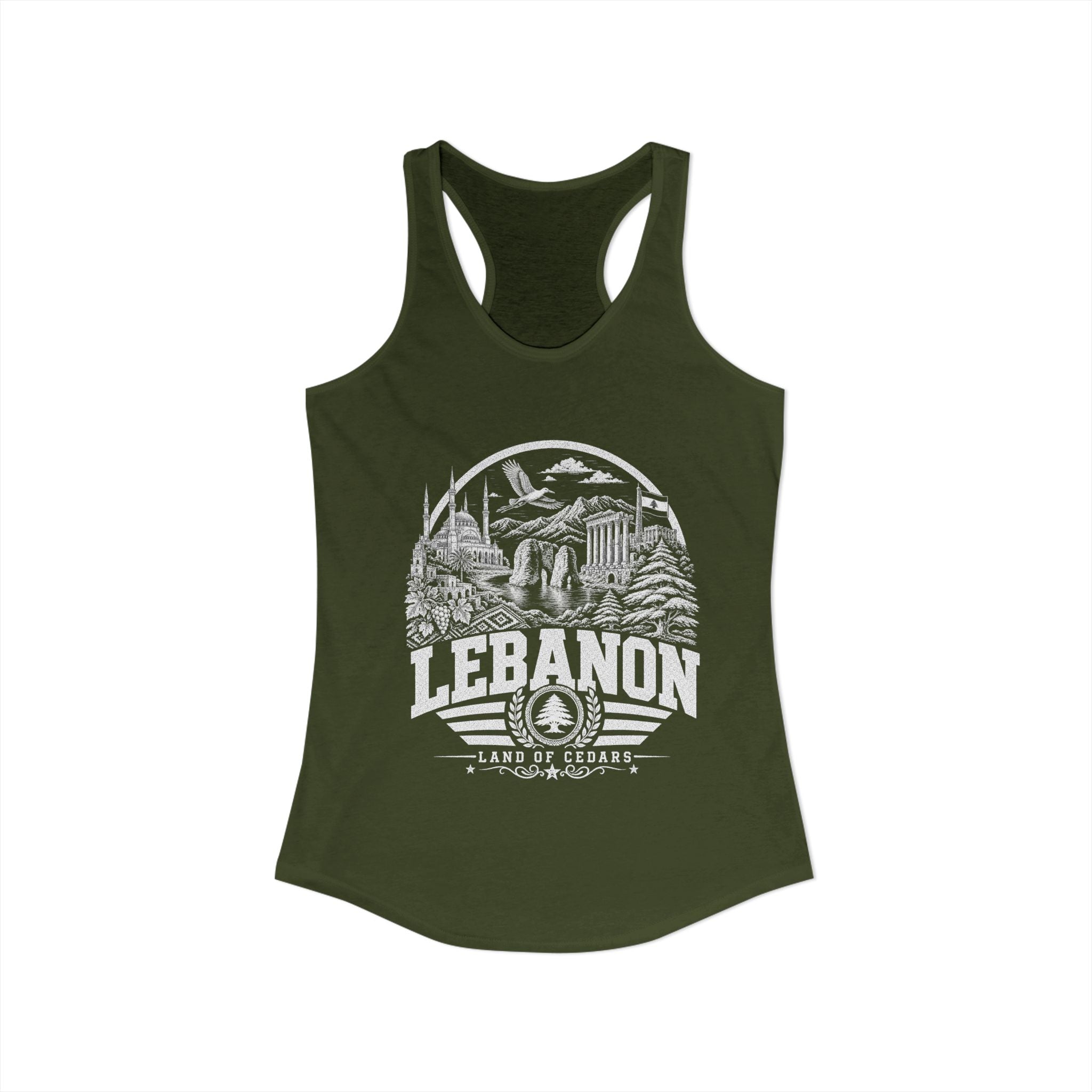 Lebanon Land of Cedars Women's Tank Top