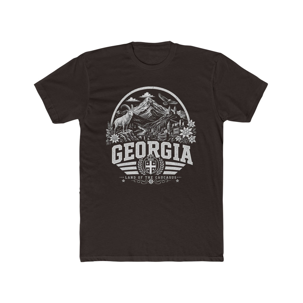 Georgia vintage landmarks men's tee — iconic landmark design | Nameshi Destinations (view 1)