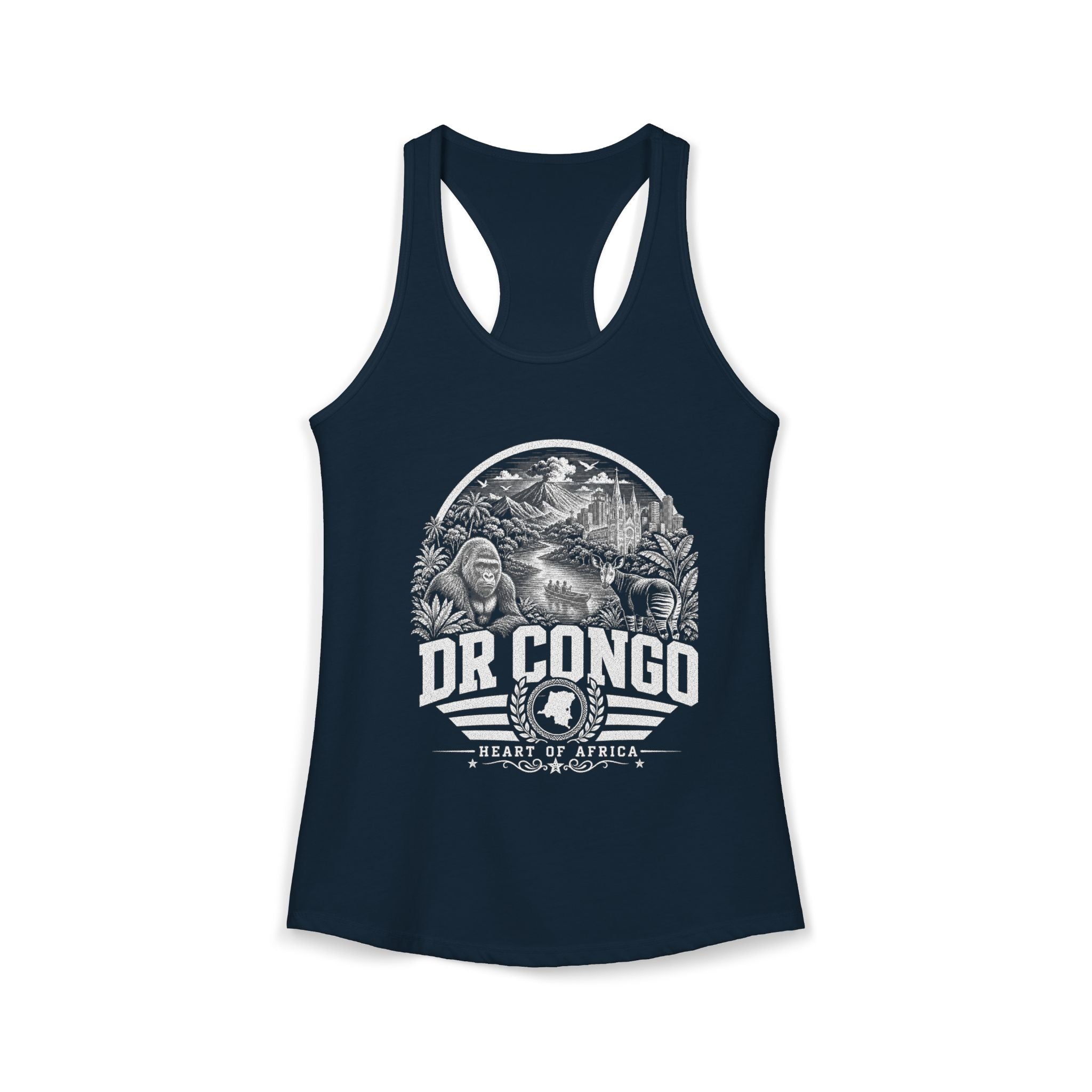 Democratic Republic of the Congo Heart of Africa Women's Tank Top