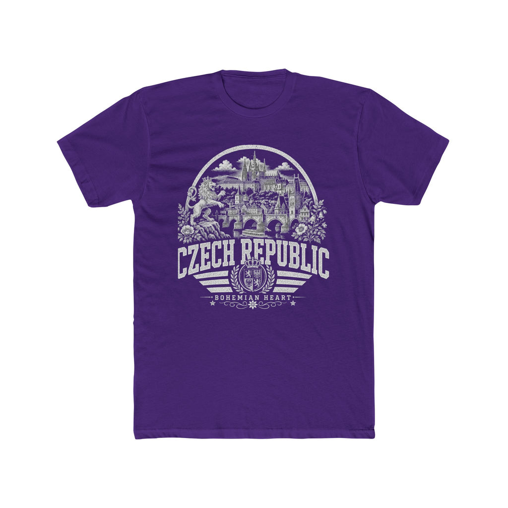Czech Republic vintage landmarks men's tee — iconic landmark design | Nameshi Destinations (view 13)