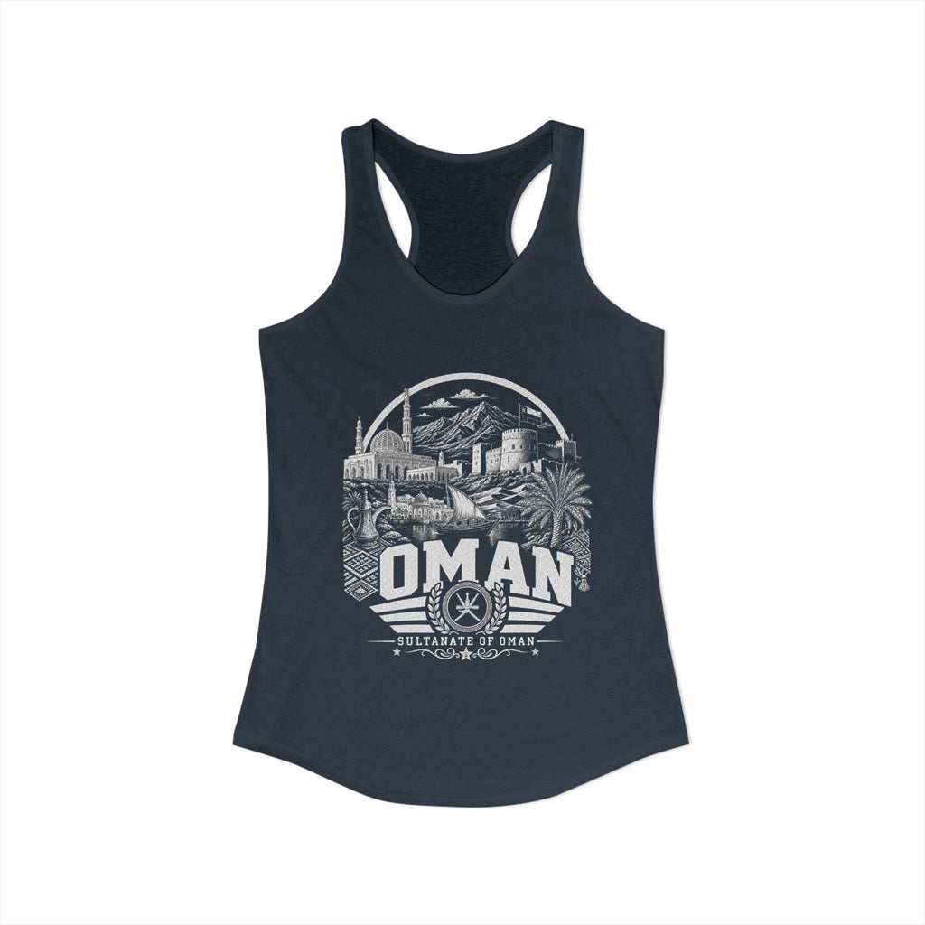 Omán Sultanato de Omán Camiseta sin mangas para mujer