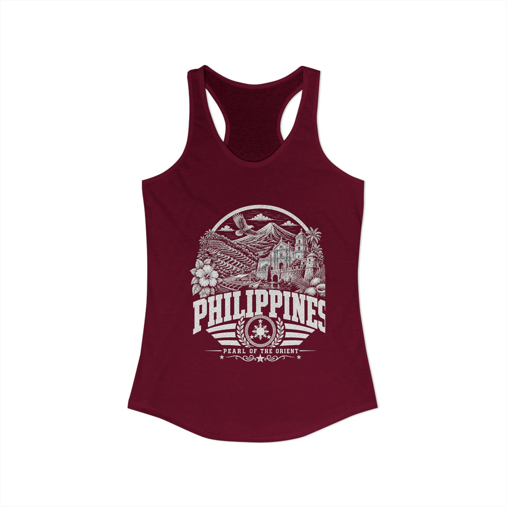 Philippines Pearl of the Orient Women's Tank Top
