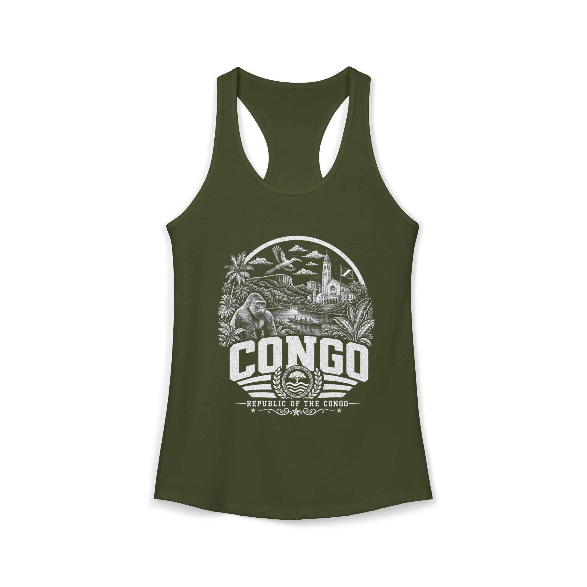 Republic of the Congo Congo River Spirit Women's Tank Top
