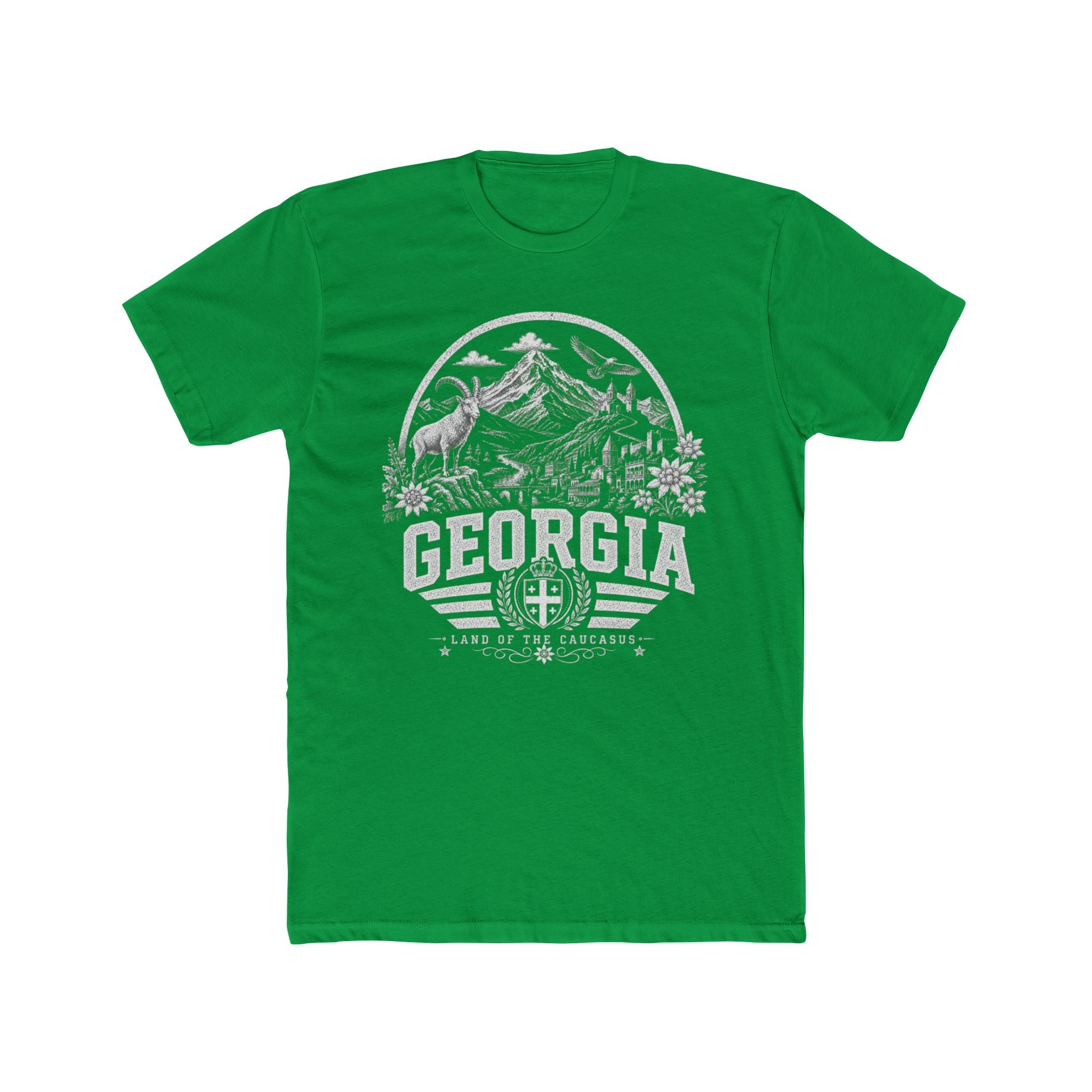 Georgia vintage landmarks men's tee — iconic landmark design | Nameshi Destinations (view 6)