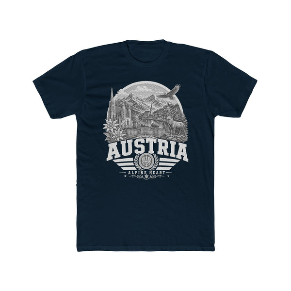 Austria Alpine Heart Men's Tee