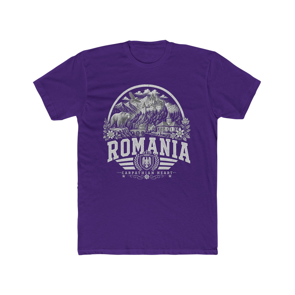 Romania vintage landmarks men's tee — iconic landmark design | Nameshi Destinations (view 13)