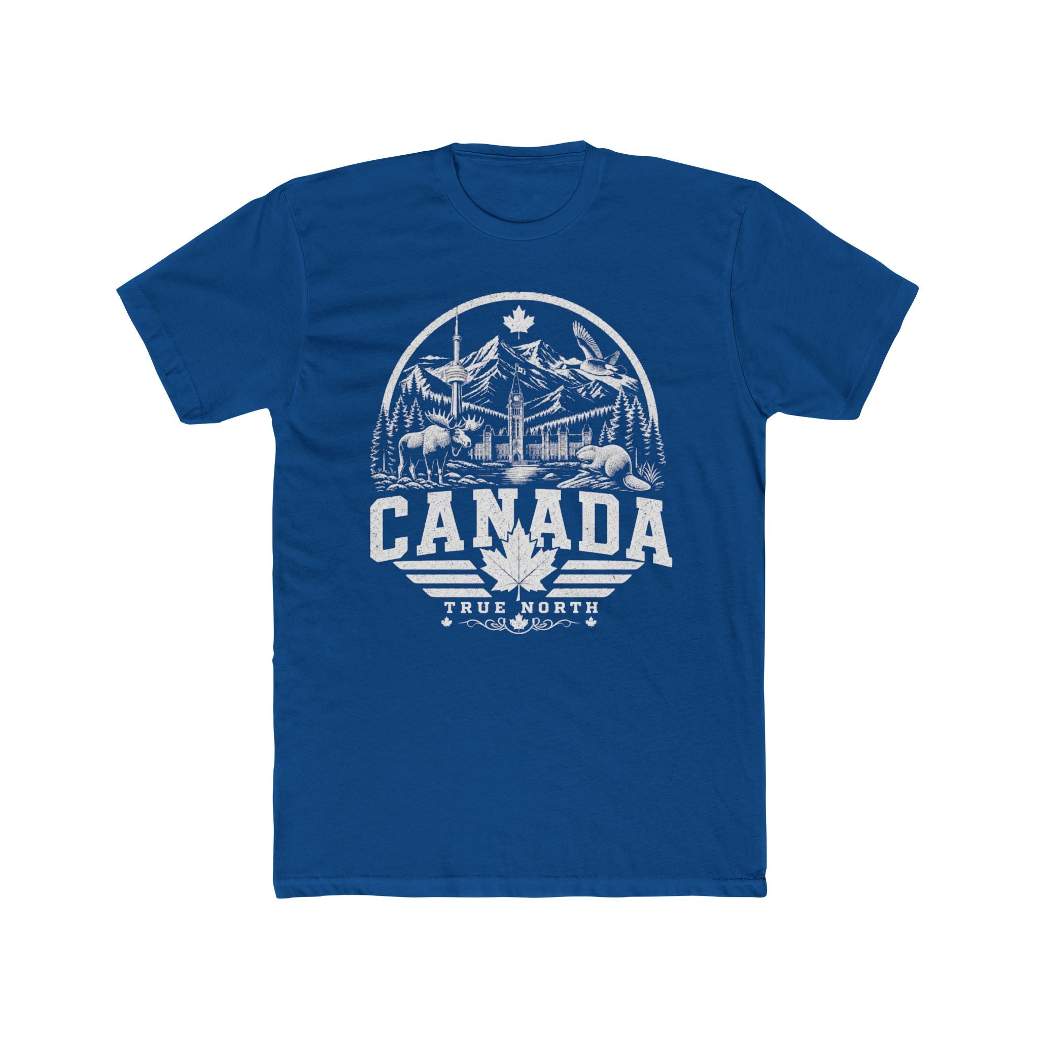 Canada vintage landmarks men's tee — iconic landmark design | Nameshi Destinations (view 9)