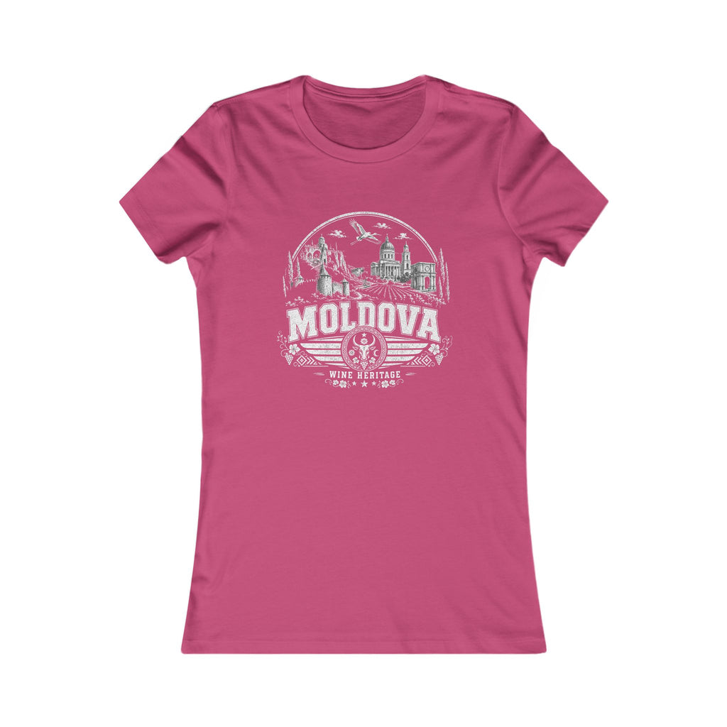 Moldova vintage landmarks women's tee — iconic landmark design | Nameshi Destinations (view 16)